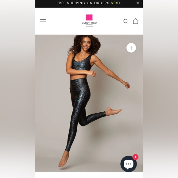 Emily Hsu Midnight Mermaid Leggings - Picture 2 of 6